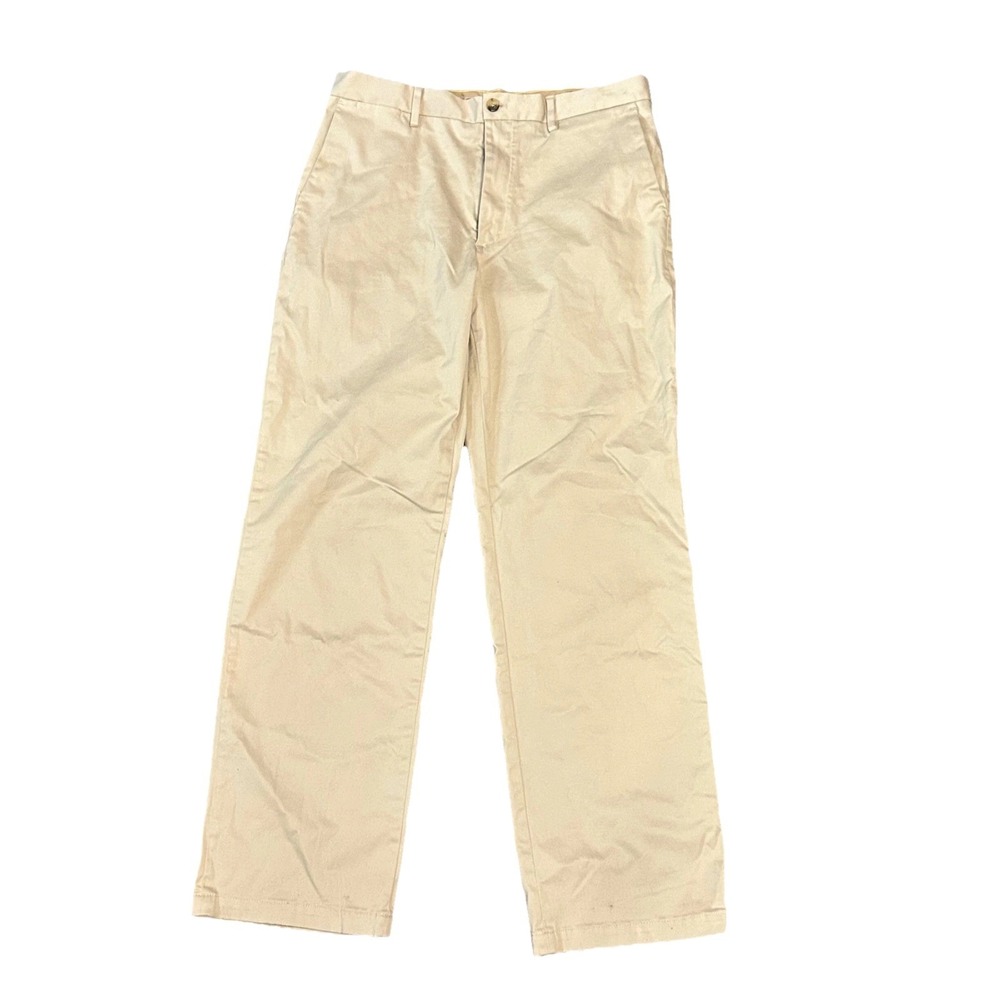 Banana Republic Dawson Rapid Movement Chino Khaki Pants Mens 34x34 Tan Straight